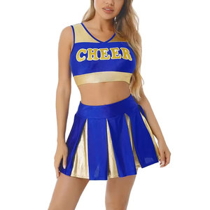 BRUIT INDUSTRIES Women's Sports Training Cheerleading <b>Uniform</b> Set Quick Dry <b>Sexy</b> Wear 100% Cotton Casual Style Puff Printed 120g - Product Image 6