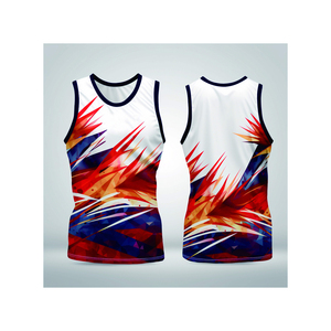 Custom Men's Breathable Quick Dry Tank Top Knitted Mesh Design for <b>Running</b> All Printing Casual Dye Sublimation Men's Tank Tops - Product Image 1