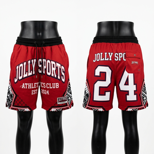 Shorts de baloncesto para mujer, 160 GSM, malla de poliéster transpirable, verde y dorado, panel en contraste, logotipo bordado personalizado, shorts para mujer - Product Image 5