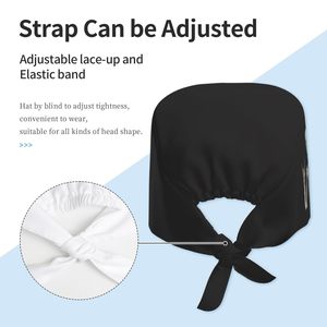 Gorro Quirúrgico Premium de Tela de Lana Peinada con Detección de Agujas para Cabello Largo - Gorro Médico Quirúrgico de Alta Calidad de Secado Rápido para Hombres y Mujeres - Product Image 2