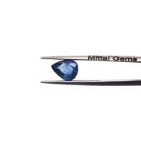 Saphirs bleus naturels non traités de Madagascar, taille poire calibrée 1,72 ct, pierres précieuses de saphir bleu naturel facettées en vrac