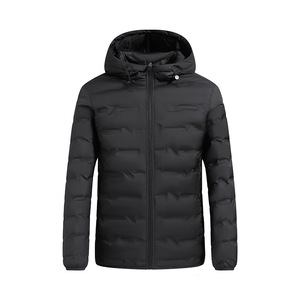 Wholesale Lookati Sports Custom Men's Waterproof Puffer <b>Jacket</b> Winter Hooded Warm Bomber Coat Comfort Windproof <b>Canvas</b> Quick Dry - Product Image 1