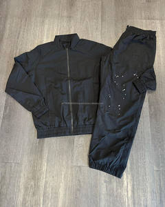 Conjunto Deportivo Casual de Algodón para Hombre, Marca de Alta Gama, con Sudadera con Cierre de Cremallera y Pantalones Gruesos, Resistente al Viento, para Otoño - Product Image 4