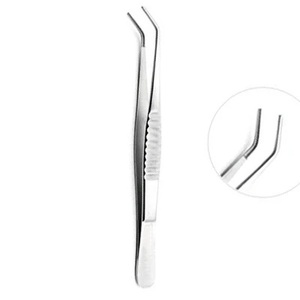 Pinzas Quirúrgicas DeBakey Atraumaticas Curvas con Punta de 2.0 mm, Instrumento Quirúrgico de Acero Inoxidable de Grado Médico, Calidad Premium, Manual, CE - Product Image 3