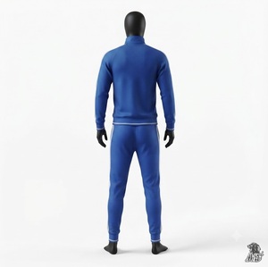 Survêtement unisexe athlétique à capuche avec cordon de serrage en polaire coupe-vent – Vêtement de sport premium respirant pour l'entraînement, la course et le jogging - Product Image 3