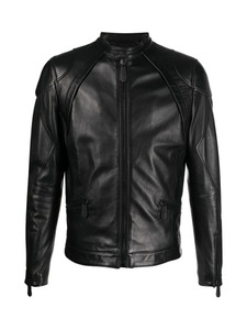 <b>Men</b>’s Classic Biker Moto <b>Leather</b> <b>Jacket</b> <b>Genuine</b> <b>Leather</b> Motorcycle Riding <b>Jacket</b> - Product Image 1