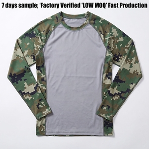 Rashguard personnalisé en spandex à manches longues avec logo imprimé par sublimation, protection solaire, créez votre propre équipement de MMA - Product Image 5