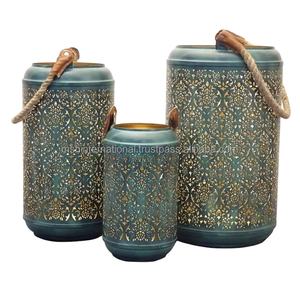 Moroccan Style <b>Candle</b> <b>Lantern</b> Battery Powered <b>Garden</b> Decor Hanging <b>Lantern</b> for Wedding and Festival Decor - Product Image 2