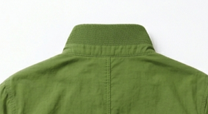 Men's Vintage Solid <b>Waterproof</b> Bomber <b>Jacket</b> Lightweight Zip-Up Outerwear Breathable Quick Dry for Autumn - Product Image 6