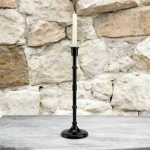 <b>Black</b> Grandeur Aluminum <b>Candlestick</b> Holder with Eco-Friendly Portable Design Handmade for Home Decoration - Product Image 5