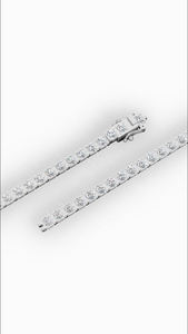 Fabricant OEM de bijoux fins, fournisseur en gros, bracelet tennis de luxe pour femme en diamant de laboratoire certifié IGI de 7 pouces, en argent 925 - Product Image 2