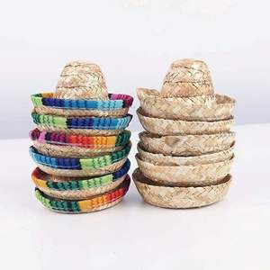 Sombrero bohemio hecho a mano para el sol de verano, sombrero de vaquera personalizable para mujer, estilo mexicano, Sombrero para festivales de playa, fiestas, hoja de palma - Product Image 2