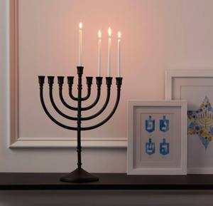 Candelabro de Metal Negro de Nueve Ramas, Portavelas con Forma de Árbol, Decorativo para Mesa, Festividades, Hogar, Sala de Estar - Product Image 3