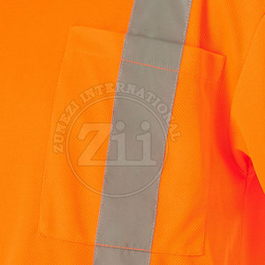 Nouveauté, vente flash, chemises de sécurité réfléchissantes FR, ANSI classe 1, imperméables, avec logo LED personnalisé, étiquette privée - Product Image 6