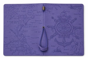 Set de papelería A6: Cubierta de cuaderno de cuero náutico vintage, cuaderno de viajero retro grabado, bloc de notas de viaje de bolsillo al por mayor - Product Image 2