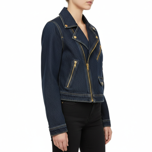 Women Denim Jacket Quick Dry Custom OEM Wholesale - Product Image 3