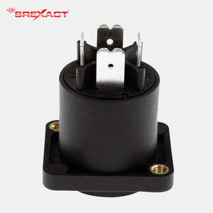 Conector de Altavoz SpeakON Macho de 4 Pines Srexact 25A 250V con Contactos de Bronce Fosforado y Carcasa de Nylon, Orificio de Fijación M3 - Product Image 1