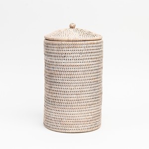 Combo eco-friendly rattan toilet <b>paper</b> <b>holder</b> basket with lid free-stand tissue <b>roll</b> <b>holders</b> - Product Image 3