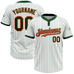 Maillot de sport unisexe OEM personnalisé pour équipe, grande taille, softball, deux boutons, 100 % polyester respirant, manches courtes, couleur unie, vente en gros - Product Image 3