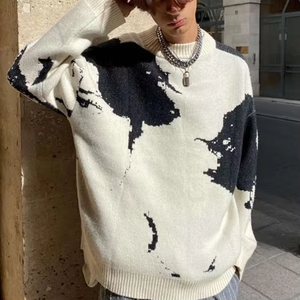 Custom Men Clothes Long Sleeve Knitwear Cotton Knitted Pullover Fashion Men Clothes Knit <b>Plus</b> <b>Size</b> Men'S <b>Sweaters</b> - Product Image 5