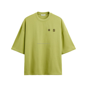 Las mejores camisetas informales personalizadas 100% algodón camiseta de peso pesado vintage lavado ácido camiseta suelta casual Camisa de manga corta - Product Image 1