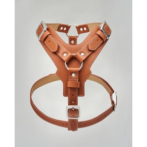 Adjustable <b>Leather</b> <b>Dog</b> <b>Harness</b> with Secure Buckles and Strong Leash Ring <b>for</b> Daily Walking, Outdoor Adventures, and Basic - Product Image 3