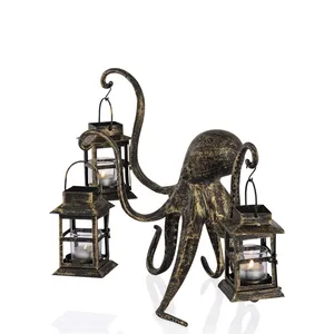 Nouvelle Tendance : Porte-bougie en Métal Fait Main, Décoration d'Intérieur de Luxe Premium, Fournisseur d'Usine en Gros, Lanterne en Bois Faite à la Main, Style Contemporain - Product Image 1