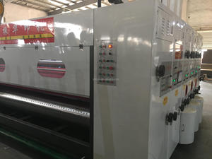 SYKM Machine d'impression, rainurage et découpe avancée 3 couleurs pour boîtes à <span class=keywords><strong>pizza</strong></span> et à fruits - Product Image 6