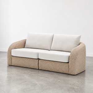 Modern Outdoor Garden Rattan Sofa Set Waterproof Wicker Patio Furniture Sofa de Jardin Lounge Couch Sets for Villa - Sira - Product Image 1