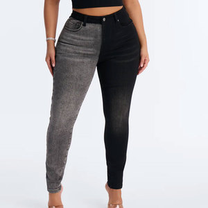 Pantalones vaqueros de mezclilla para mujer al por mayor OEM, de alta calidad, de secado rápido, transpirables, con bolsillos, pantalones vaqueros personalizados para mujer - Product Image 1