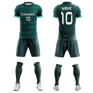 Ensemble d'uniformes de football pour adultes personnalisables de haute qualité, design professionnel, impression de logo, service OEM, tenue d'équipe, sublimation, short - Product Image 1