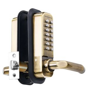 Serratura per Porta con Ingresso Senza Chiave, 14 Opzioni di Tastierino, Design Meccanico, Finitura in Acciaio Inossidabile - Product Image 6