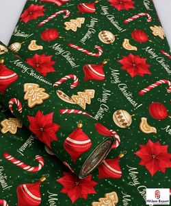 Custom Digital Christmas Printed Polyester Fabric Soft Premium Festive Holiday Textile Christmas Print Fabric Manufacturer OEM - Product Image 2
