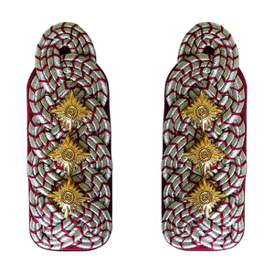Épaulettes personnalisées brodées, accessoires d'uniforme, écussons de style logo personnalisé, épaulettes simples, écussons d'épaule - Product Image 3