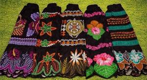 Women's Vintage Bohemian A-Line <b>Pleated</b> Anti-Wrinkle Soft 100% Polyester <b>Mini</b> <b>Skirt</b> Discharge Printed Knitted Lower Hem Summer - Product Image 3