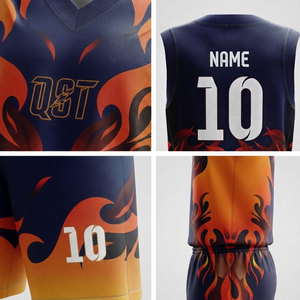 Uniformes de Baloncesto Personalizados, Conjunto de Camiseta y Pantalones Cortos, Malla Transpirable de Secado Rápido, Uniforme Deportivo de Baloncesto - Product Image 4