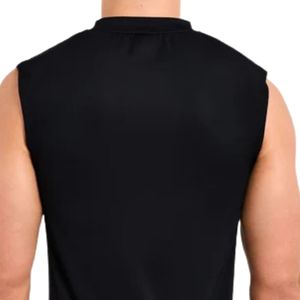 <b>Men</b>’s Summer Sports Tank Top Sleeveless Breathable Cotton <b>Vest</b> Lightweight <b>Gym</b> Workout Shirt Casual Running Training Apparel - Product Image 4