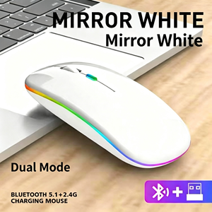 Clavier et souris sans fil BT double mode, clavier compact pour iPad, tablette, ordinateur portable, multi-systèmes iOS, Android, Windows, Mac, bureau - Product Image 3