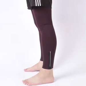 Jambières en tricot noir pour femmes, motif géométrique, épaisses, chaudes, pour usage quotidien, ajustables, en spandex extensible, imprimé floqué - Product Image 2
