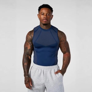 Custom Athletic T Shirt Manufacturer Compression Gym Shirt Moisture Wicking Stretch Fabric Screen Print Embroidery OEM Factory - Product Image 5