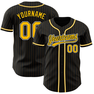 <b>Custom</b> Black Baseball Jersey With White Trim Personalized Name And Number Softball Uniform - Product Image 5
