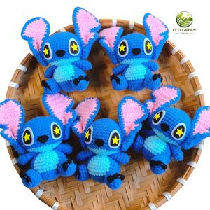 Poupée en peluche au crochet faite à la main, jouets en tricot doux, animaux amigurumi, cadeau personnalisé, cadeau de naissance, cadeau d'anniversaire - Product Image 5