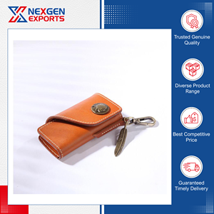 Porte-clés en cuir PU fait main de style vintage, de qualité supérieure, aux normes les plus élevées, à prix réduit sur le marché - Product Image 4