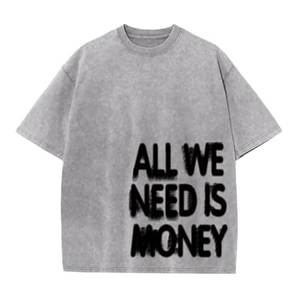 Custom Logo <b>Graphic</b> <b>Tees</b> Tshirts Hip Hop Men's Silk Screen Printing <b>Vintage</b> Distressed Acid Wash T-shirt Oversized T Shirts - Product Image 5