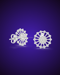 The platinum 14k High Quality <b>Solid</b> Gold Earrings Fine Jewelry Supplier - Product Image 5