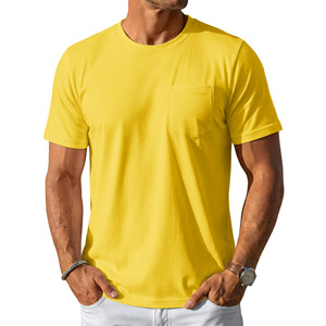 Custom Designs <b>Men's</b> Luxury Quality Oversized Blank T <b>Shirts</b> For <b>Men</b> Wholesale 100% Cotton Mock Rib Neck <b>Men's</b> T-<b>Shirts</b> - Product Image 1