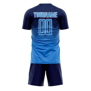 Uniforme de Fútbol Sublimado Personalizado y Transpirable, Nuevo Uniforme de Entrenamiento de Fútbol Personalizado, Uniforme de Fútbol Estampado de Manga Corta - Product Image 5