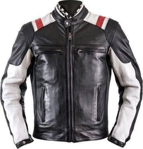 Veste en cuir noir pour homme de haute qualité, très élégante et stylée - Product Image 5