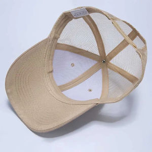 Gorras de Béisbol Unisex Personalizadas al por Mayor, de 6 Paneles, 100% Lona de Algodón, con Cierre de Hebilla Metálica - Product Image 4