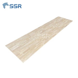 SSR VINA-Panneau laminé à joint de doigt en bois d'hévéa de 18mm à 56mm ou personnalisable pour les composants de plan de travail et d'escalier de meubles - Product Image 1